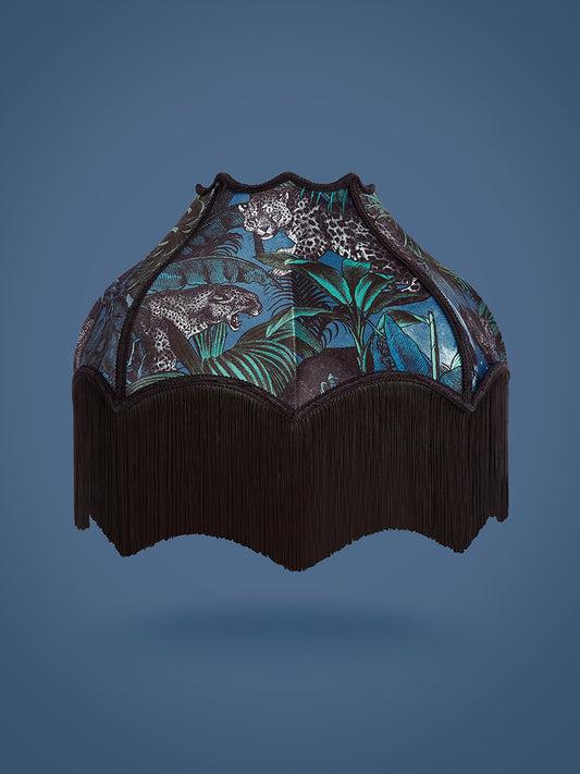 Nocturnal Faunacation Fringed Lampshade