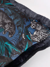 Load image into Gallery viewer, Nocturnal Faunacation Fringed Velvet Cushion