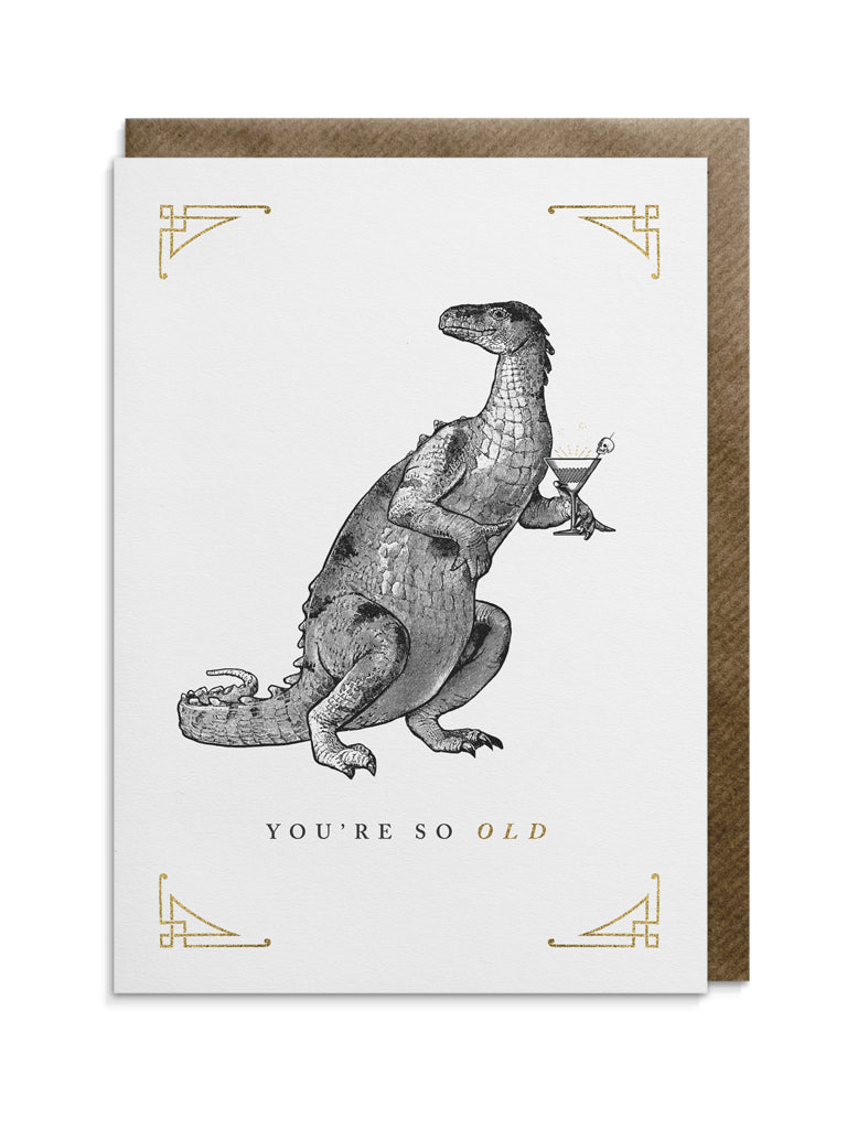 You're So Old Greeting Card