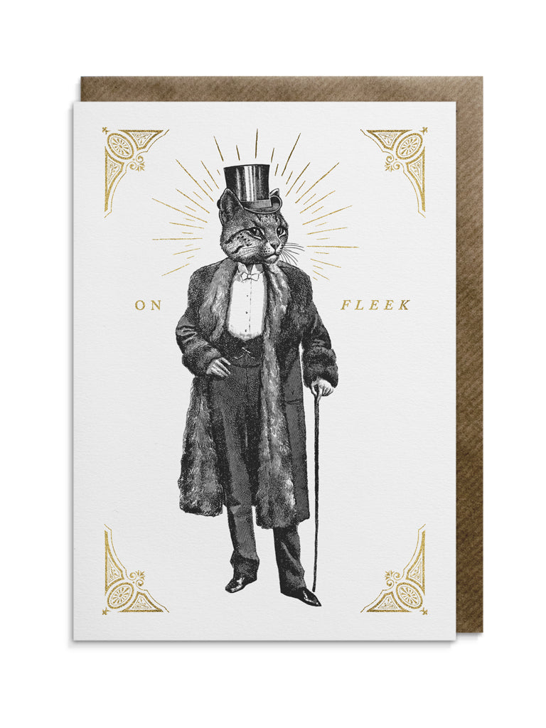 On Fleek Greeting Card