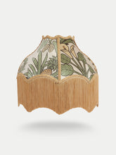 Load image into Gallery viewer, Botanize Heritage &#39;Palm Green&#39; Fringed Bette Lampshade