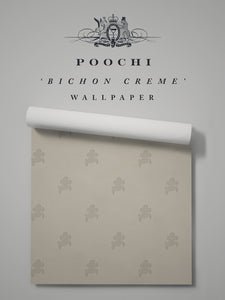 Poochi 'Bichon Creme' Wallpaper