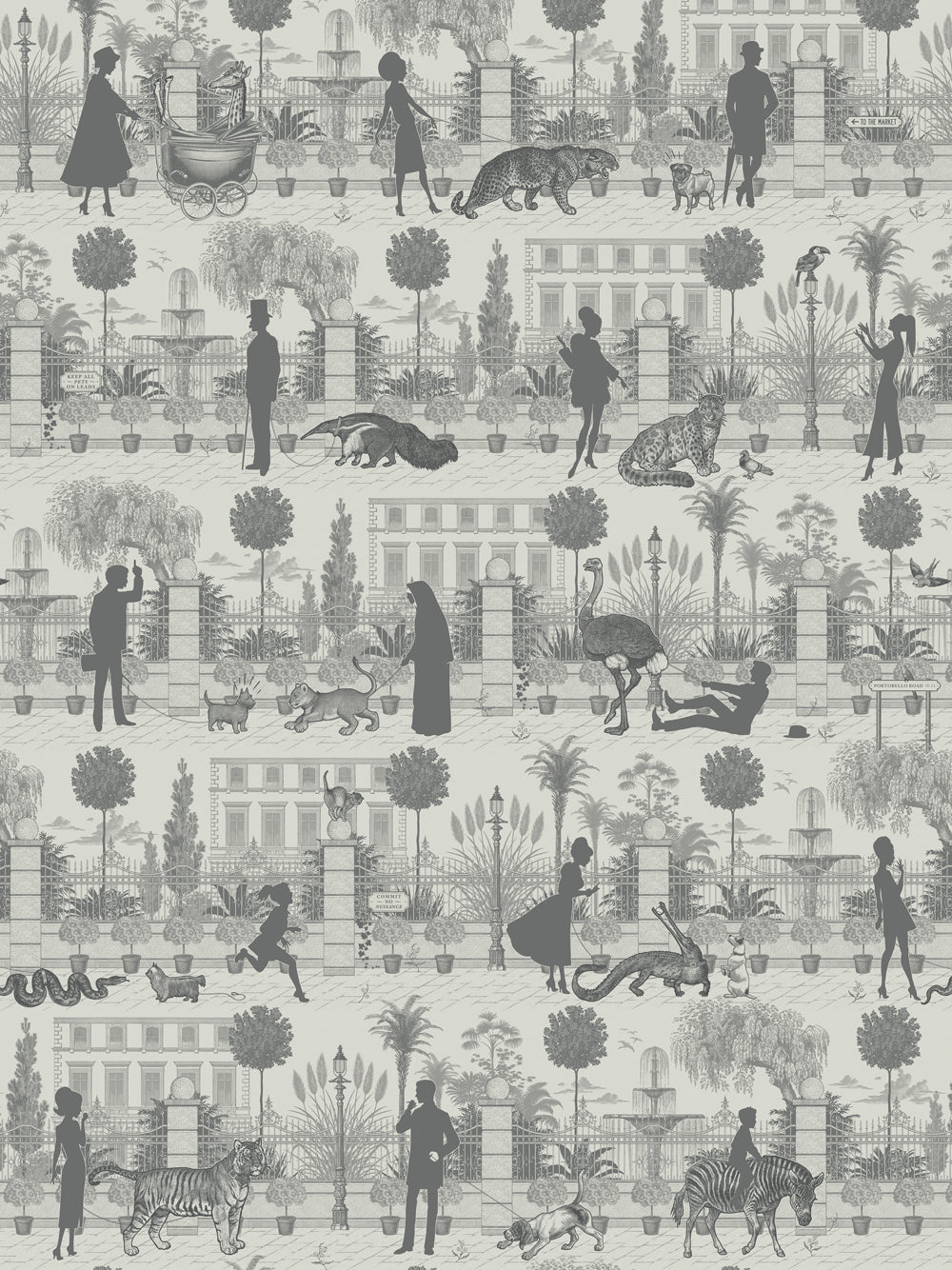 Portobello Parade Wallpaper Sample