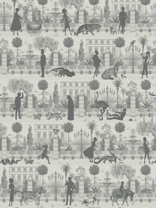 Portobello Parade 'Big Smoke' Wallpaper Sample