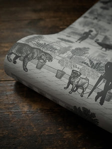 Portobello Parade 'Big Smoke' Wallpaper Sample