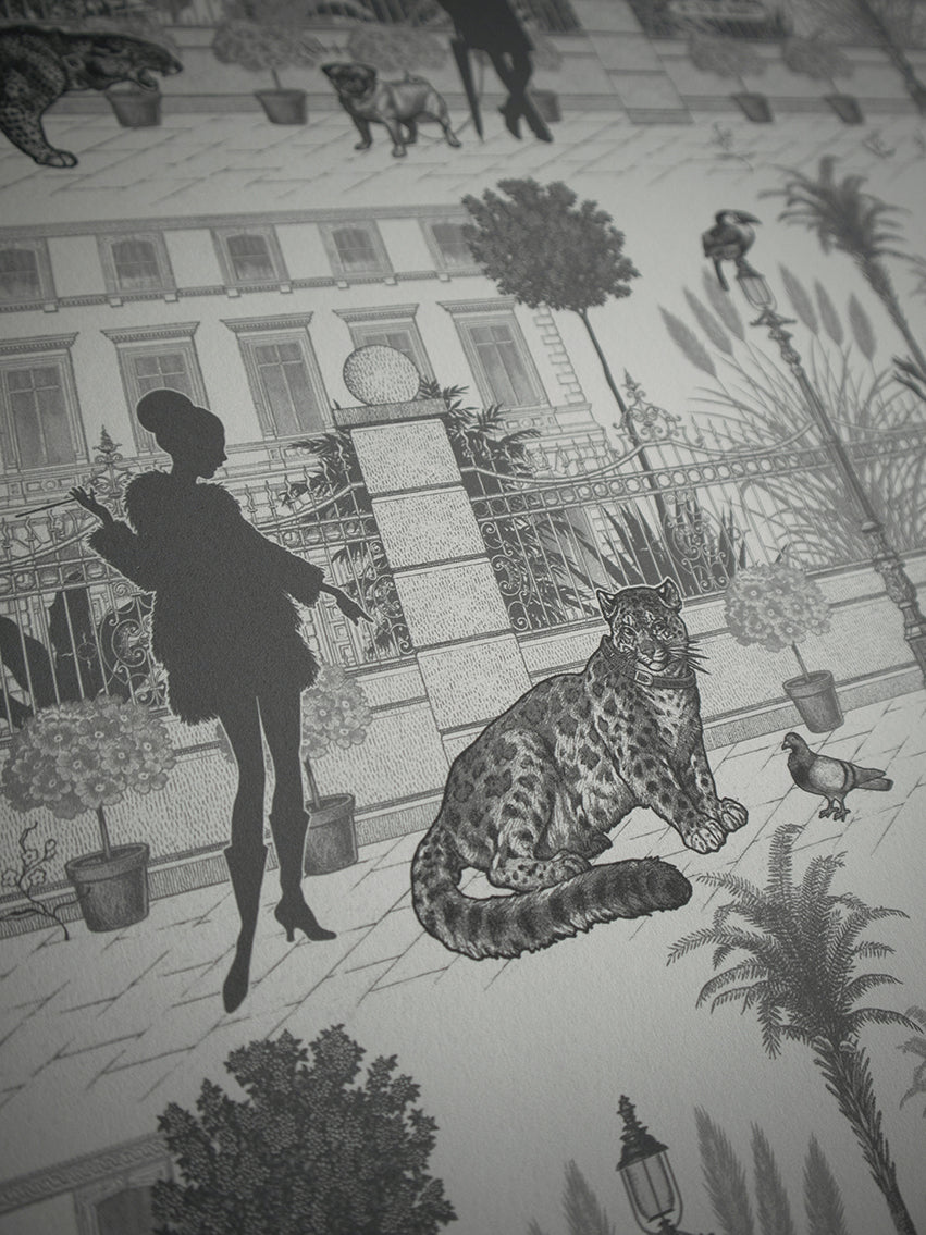 Portobello Parade Wallpaper Sample