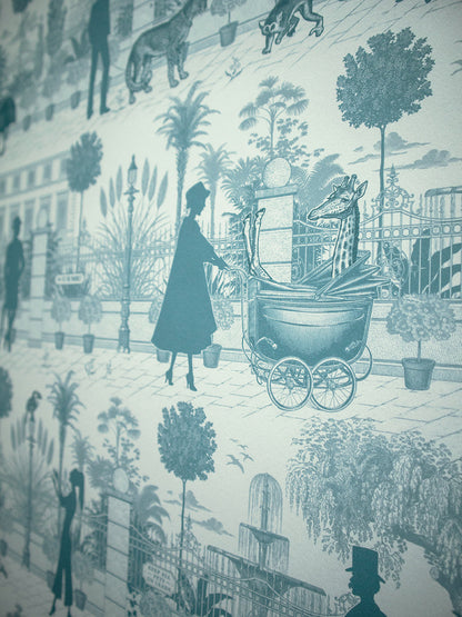 Portobello Parade Wallpaper Sample