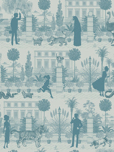 Portobello Parade 'Jellied Teal' Wallpaper