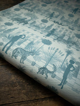 Load image into Gallery viewer, Portobello Parade &#39;Jellied Teal&#39; Wallpaper Sample