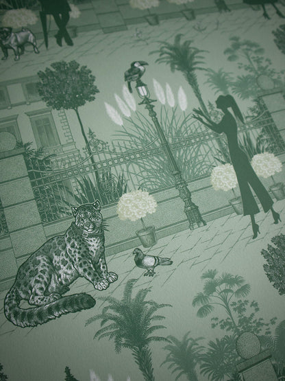 Portobello Parade Wallpaper Sample