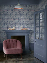 Load image into Gallery viewer, Portobello Parade &#39;Wild Violet&#39; Wallpaper Sample