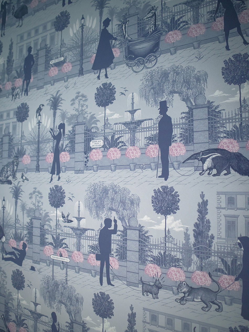 Portobello Parade Wallpaper Sample