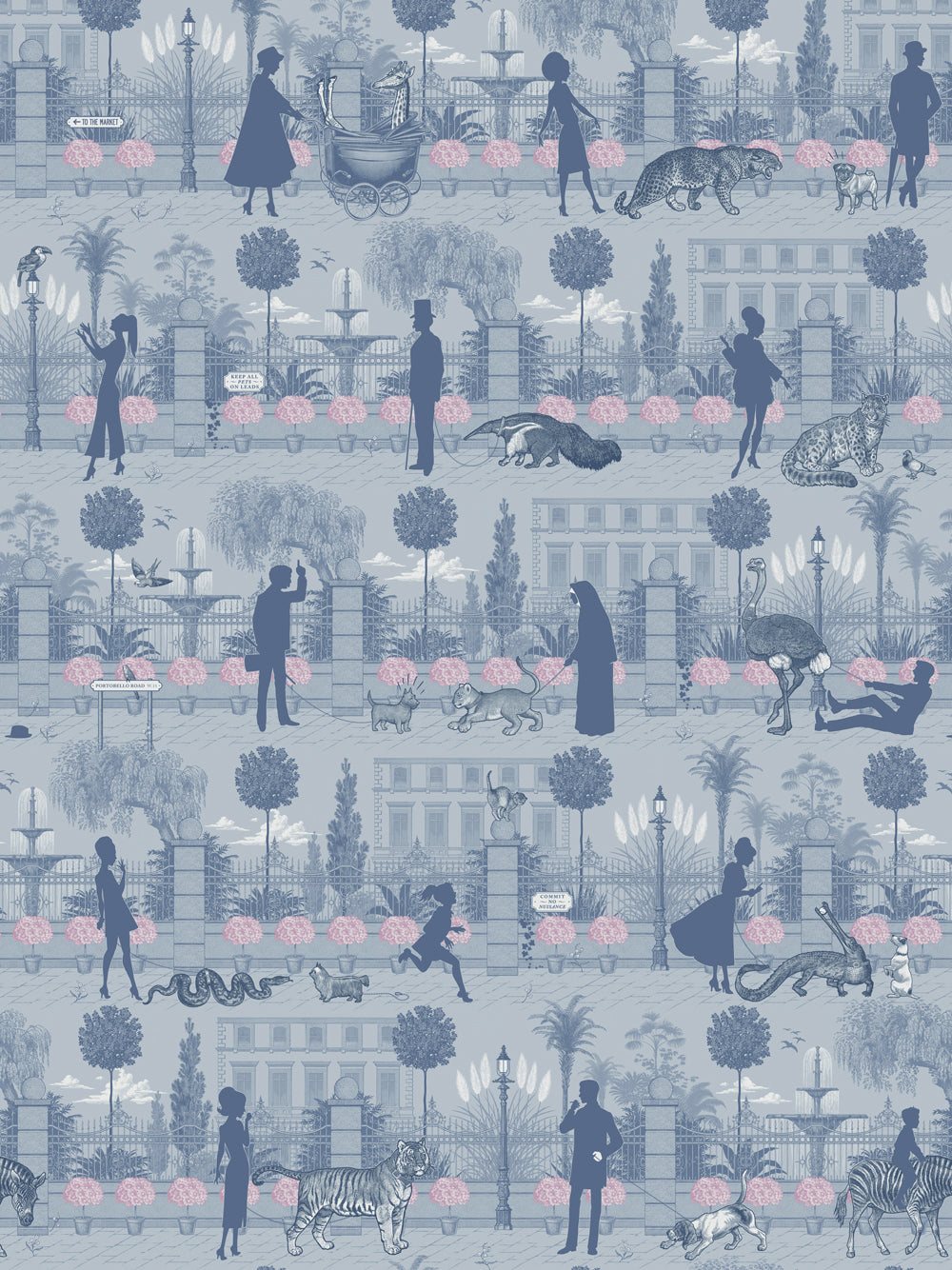 Portobello Parade Wallpaper Sample