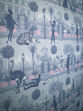 Load image into Gallery viewer, Portobello Parade &#39;Wild Violet&#39; Wallpaper Sample