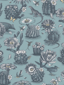 Priscilla 'Desert Blue' Wallpaper Sample