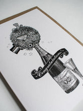 Load image into Gallery viewer, Lovely Bubbly Congratulations Greeting Card