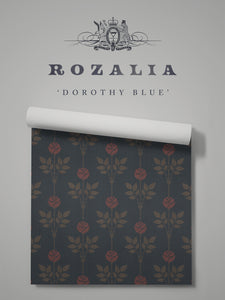 Rozalia 'Dorothy Blue' Wallpaper Wallpaper Sample