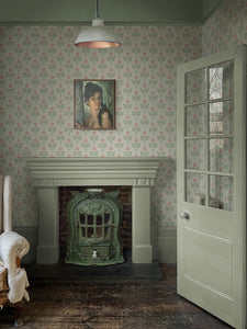 Rozalia 'Vintage Blanche' Wallpaper Wallpaper Sample