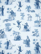 Load image into Gallery viewer, Safari Soirée &#39;Bleu&#39; Wallpaper