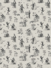 Load image into Gallery viewer, Safari Soirée &#39;Soft Charcoal&#39; Wallpaper