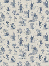 Load image into Gallery viewer, Safari Soirée &#39;Heron Blue&#39; Wallpaper