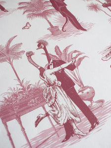 Safari Soirée 'Rouge' Wallpaper Sample