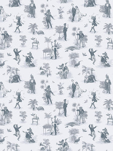 Safari Soirée 'Slate' Wallpaper