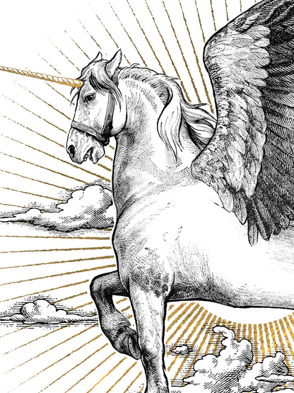 Fabulous Unicorn Mermaid Limited Edition Print