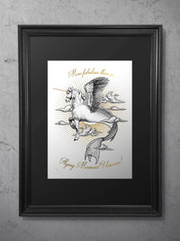Fabulous Unicorn Mermaid Limited Edition Print