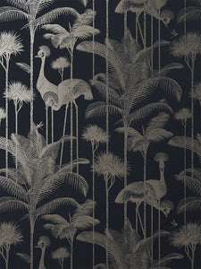 Crane Fonda 'Black Gold' Wallpaper Sample