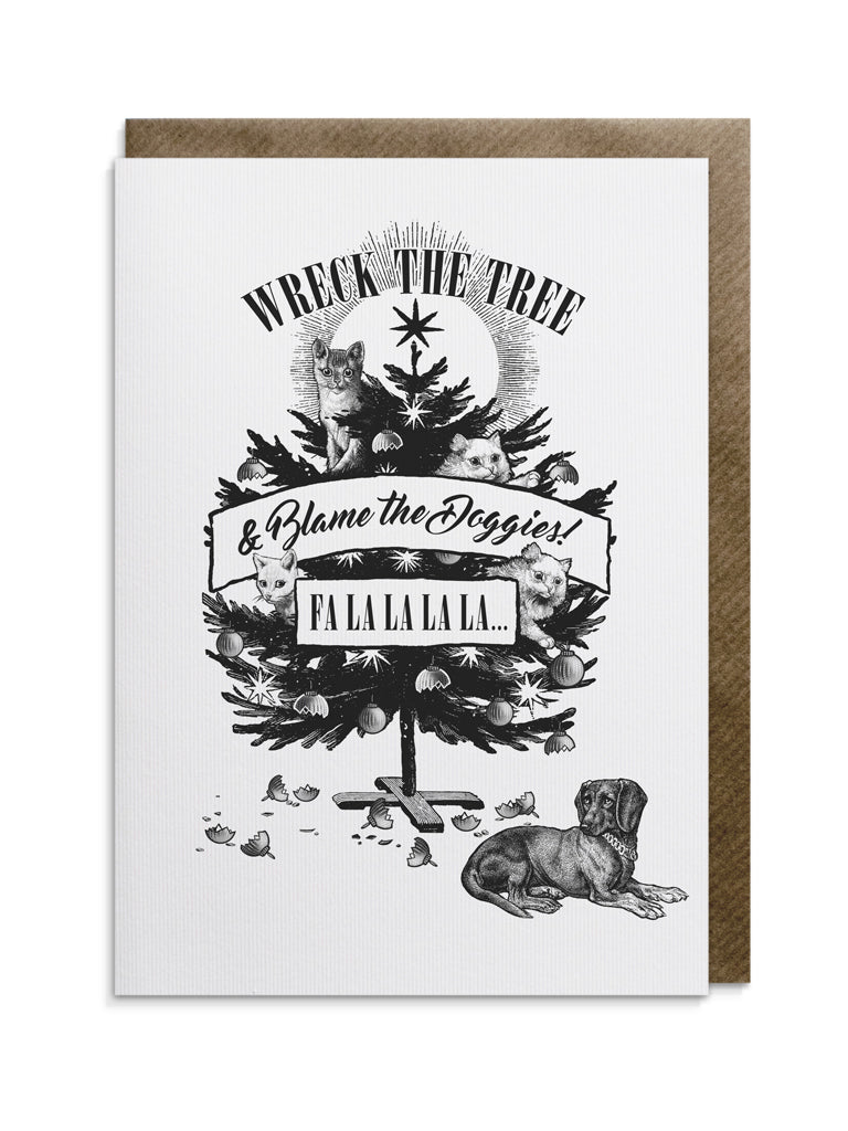 Cats of Christmas Greeting Card