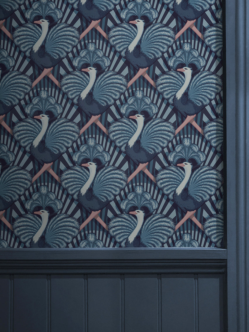 Zsa Zsa 'Blue' Wallpaper