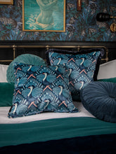 Load image into Gallery viewer, Sample Sale: Zsa Zsa &#39;Blue&#39; Velvet Cushion