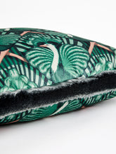 Load image into Gallery viewer, Zsa Zsa &#39;Bottle Green&#39; Fringed Velvet Cushion