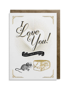 Cheese Lover Greeting Card