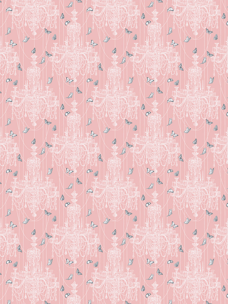 Sample Sale: Crystal Wings 'Powder Pink' Wallpaper